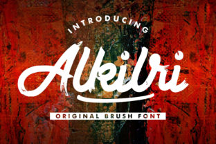 Alkilri: A Bold Handwritten Font for Editorial Design