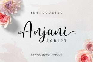 Anjani Script for Editorial Design and Creative Branding