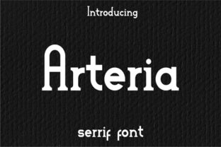 Arteria: A Modern Serif Font for Digital Branding and Web Design
