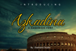 Azkadina: The Script Font That Elevates Your Handmade Creations