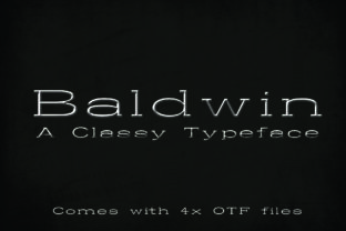 Baldwin: A Timeless Font for Creative Crafters and Designers