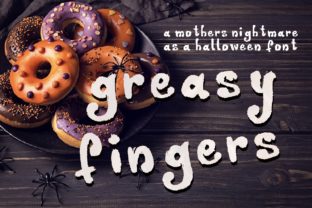 Greasy Fingers: A Font for Spooky Branding and Halloween Magic