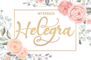 Helegra: A Script Handwritten Font for Modern Web Design