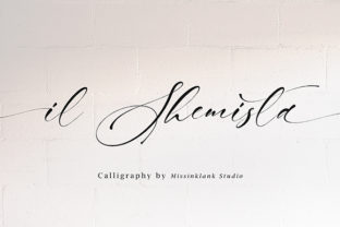 Il Shemista: A Luxurious Script Font for Handmade Creators