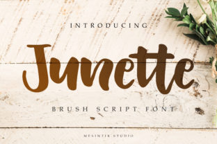Junette: A Script Handwritten Font for Creative Crafters and Product Designers