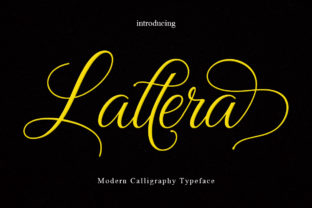 Lattera: A Script Font That Breathes Life into Handmade Creations