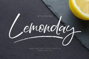 Lemonday: A Script Font with Personality for Creative Branding