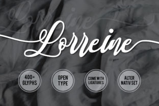 Lorreine: A Script Handwritten Font for Editorial Design and Branding