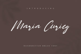 Maria Curieg: A Script Handwritten Font for Campaign Creativity