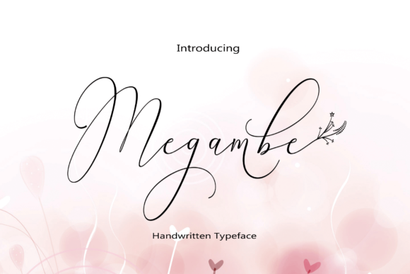 Megambe: A Script Handwritten Font for Elegant Editorial Design