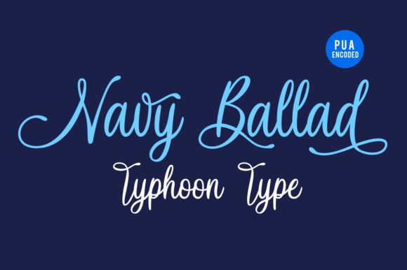 Navy Ballad: A Script Handwritten Font for Standout Branding