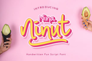 Nina Ninut: A Script Handwritten Font for Authentic Branding and Campaign Design