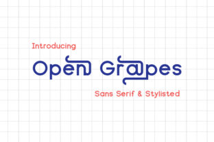Open Grapes: A Modern Sans Serif Font for Creative Projects
