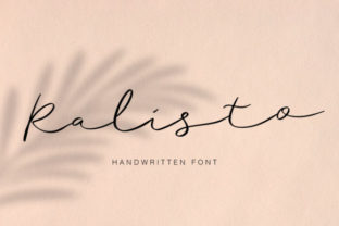 Ralisto: A Script Handwritten Font for Creative Crafters and Product Designers