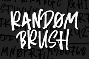 Random Brush: The Textured Script Font for Dynamic Branding