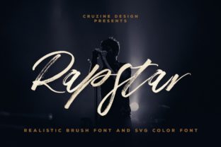 Rapstar: A Bold Script Font for Dynamic Branding