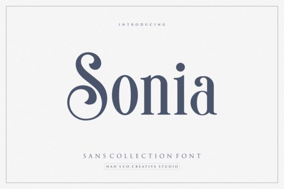 Sonia: A Serif Font for Modern Editorial Design