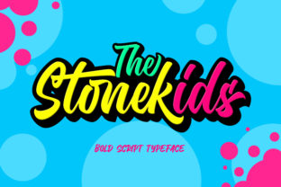 Stonekids: A Bold Script Font for Creative Campaigns