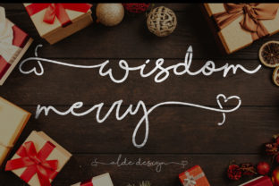 Wisdom Merry: A Font That Elevates Your Brand with Class and Clarity
