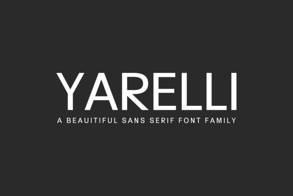 Yarelli Family: A Modern Sans Serif for Editorial Design
